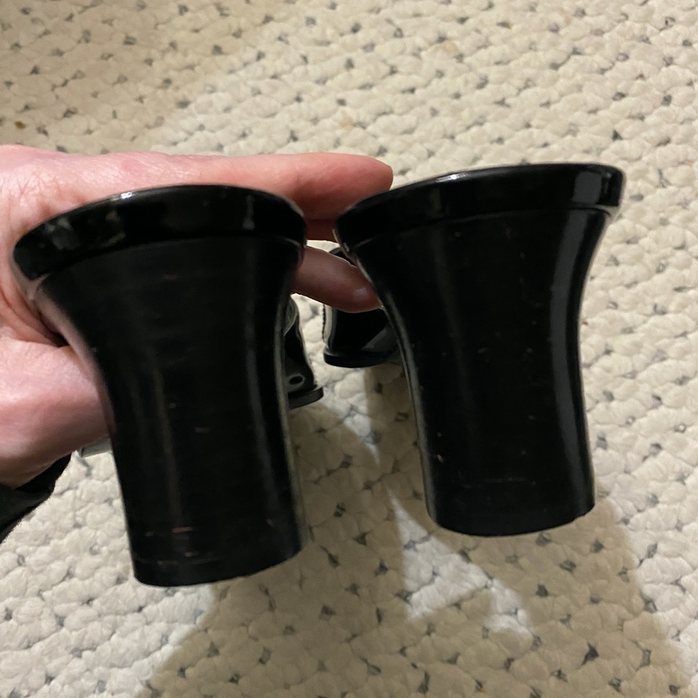 SALVATORE FERRAGAMO Authentic Horse Bit Heels 10 - Picture 5 of 7